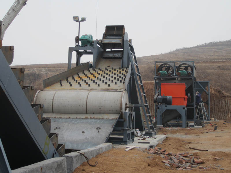 破碎選鐵磁選機在東北現(xiàn)場