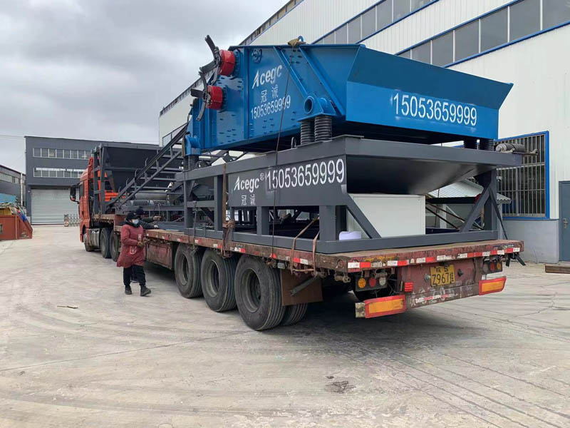 石英砂生產(chǎn)線發(fā)貨現(xiàn)場